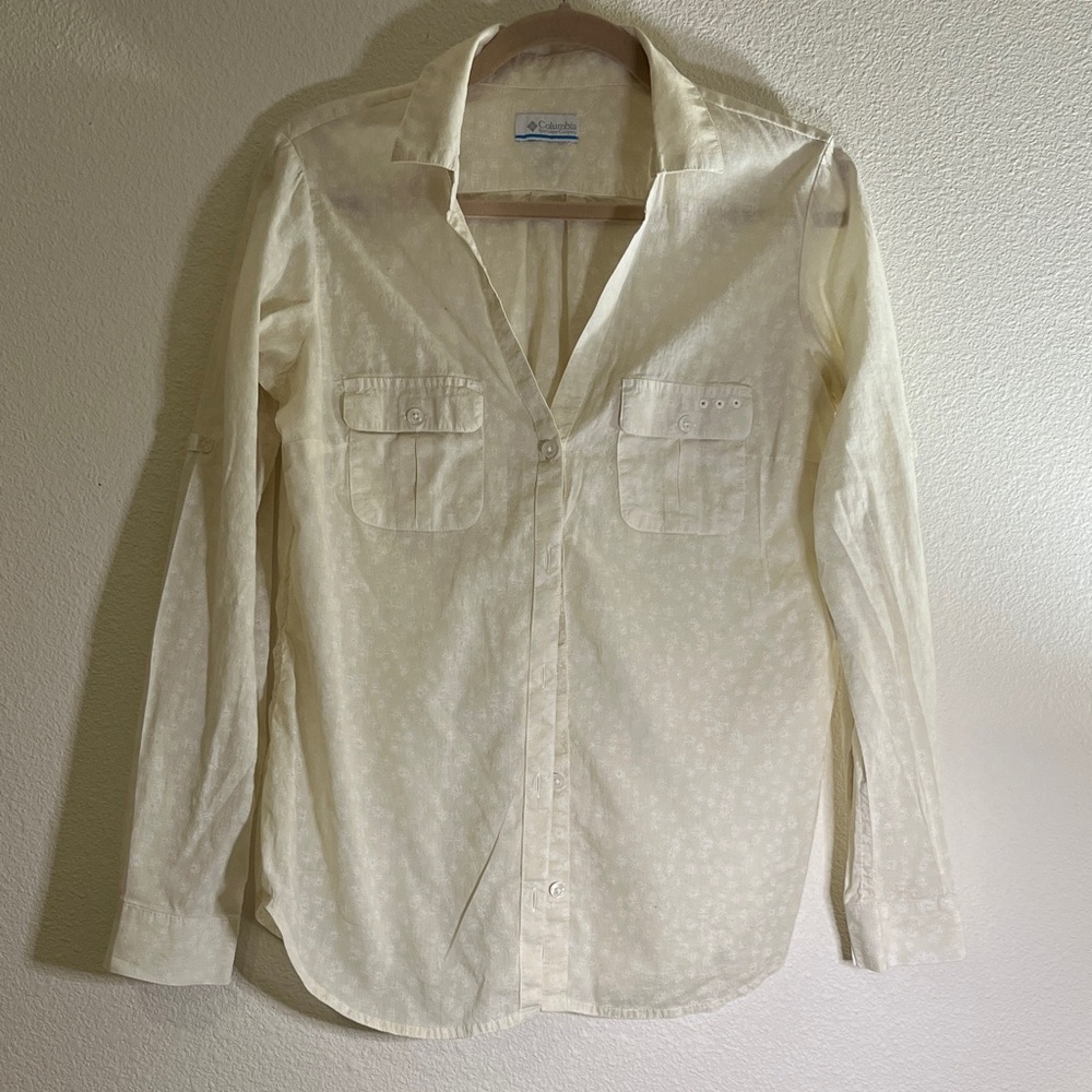 Columbia Cream Performance Gear Shirt